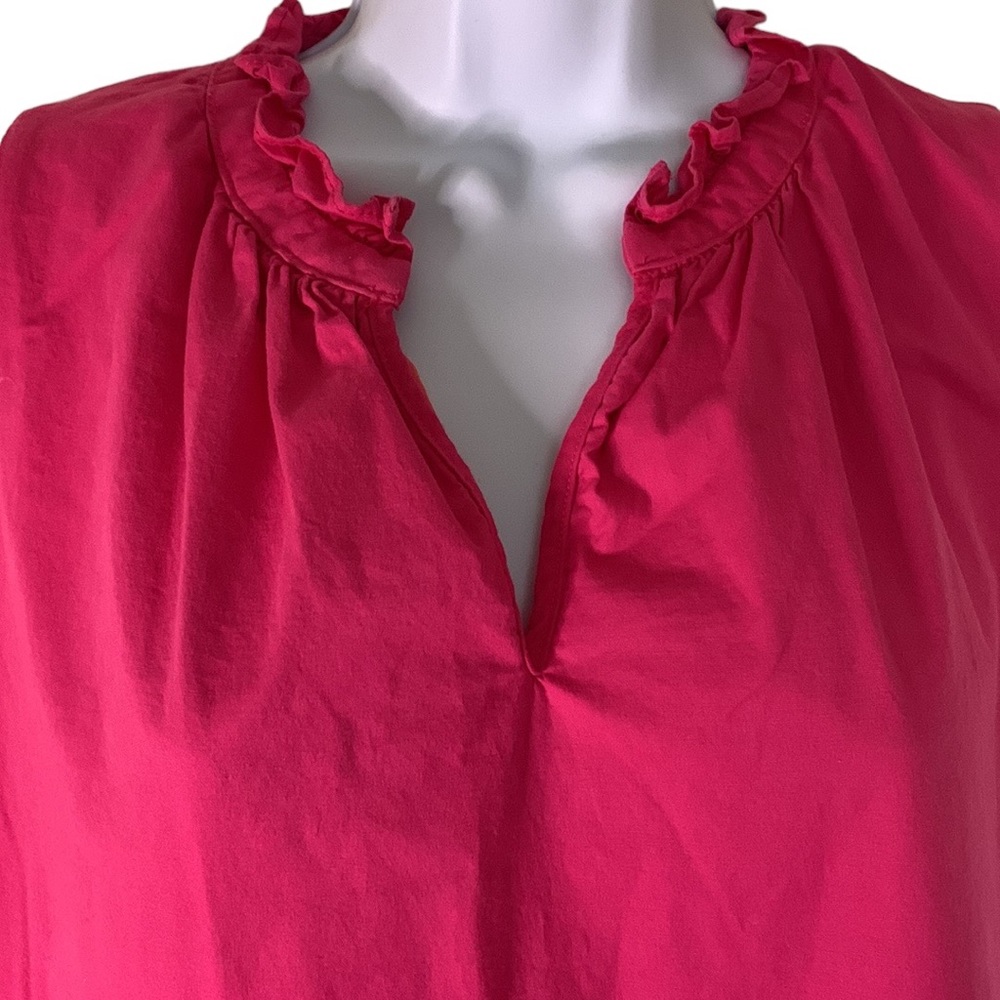 Gibson color “block” tiered ruffle dress. - Picture 3 of 5